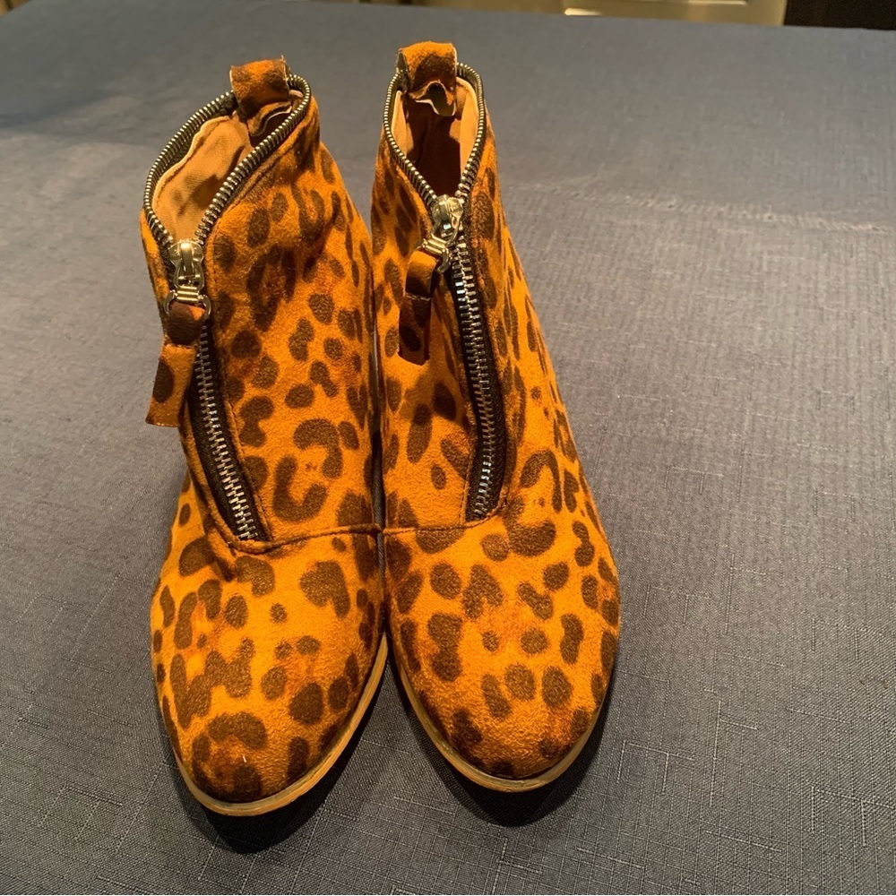 Cheetah Print Boots Women's Size 7
